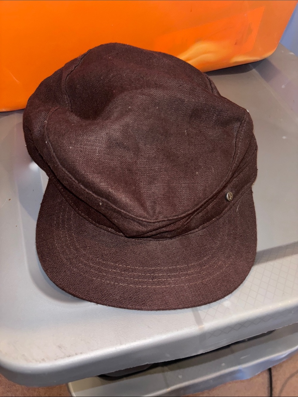 Estate Brown Canvas Cap